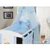 Baby Crib/Cot Bedding set 3-pcs (L60)- Good night blue