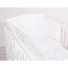 Baby Crib/Cot Bedding set 3-pcs - mini gray stars