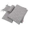 Baby Crib/Cot Bedding set 3-pcs - mini stars white