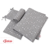 Baby Crib/Cot Bedding set 3-pcs - mini stars white
