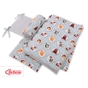 Baby Crib/Cot Bedding set 3-pcs - mint animals