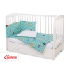Baby Crib/Cot Bedding set 3-pcs - mint forest