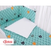 Baby Crib/Cot Bedding set 3-pcs - mint forest