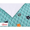 Baby Crib/Cot Bedding set 3-pcs - mint forest