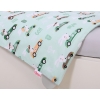Baby Crib/Cot Bedding set 3-pcs - mint rabbits