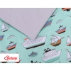 Baby Crib/Cot Bedding set 3-pcs - mint ships