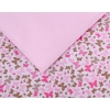 Baby Crib/Cot Bedding set 3-pcs - pink butterflies