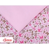 Baby Crib/Cot Bedding set 3-pcs - pink butterflies