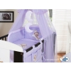 Baby Crib/Cot Bedding set 3-pcs (S60)- Good night lilac