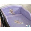 Baby Crib/Cot Bedding set 3-pcs (S60)- Good night lilac