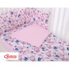 Baby Crib/Cot Bedding set 3-pcs - swallows blue