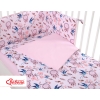 Baby Crib/Cot Bedding set 3-pcs - swallows blue