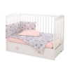 Baby Crib/Cot Bedding set 3-pcs - Swans gray