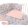 Baby Crib/Cot Bedding set 3-pcs - Swans gray