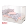 Baby Crib/Cot Bedding set 3-pcs - Swans gray