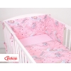Baby Crib/Cot Bedding set 3-pcs - unicorn pink
