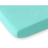 Baby Crib Sheet made of frotte (terry) 120x60cm- mint
