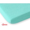 Baby Crib Sheet made of frotte (terry) 120x60cm- mint