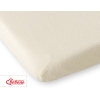 Baby Crib Sheet made of frotte (terry) 140x70cm- Cream