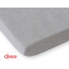 Baby Crib Sheet made of frotte (terry) 140x70cm- gray