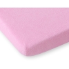 Baby Crib Sheet made of frotte (terry) 140x70cm- Pink