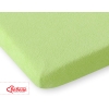 Baby Crib Sheet made of frotte (terry) for Baby Bed 140x70cm- Green