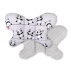 Baby Double-sided Anti Shock Pillow "BUTTERFLY" - Panda gray/gray