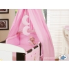 Baby Girl Nursery Bedding set 5-pcs- with canopy (S60)- Good night pink