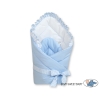 Baby nest - Baby Wrap Blanket Bear with bow blue Newborn