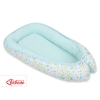 Baby nest- blue butterflies/mint