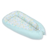 Baby nest- blue butterflies/mint
