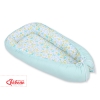 Baby nest- blue butterflies/mint