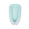 Baby nest- blue butterflies/mint