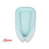 Baby nest- blue butterflies/mint