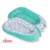 Baby nest minky - hedgehogs mint