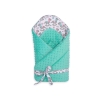 Baby nest minky with stiffening with bow - rocking horses