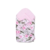 Baby nest Newborn Blanket- peony flower pink