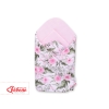 Baby nest Newborn Blanket- peony flower pink