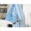 Baby Nursery Bedding set 5-pcs- with canopy (S60)- Good night blue