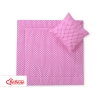 Baby pram bedding set 2pcs- Flower pattern navy pink