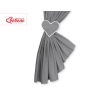 Baby Room Curtains- Hanging Hearts anthracite