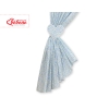 Baby Room Curtains- Hanging Hearts blue flowers