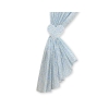 Baby Room Curtains- Hanging Hearts blue flowers