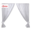 Baby Room Curtains- Hanging Hearts gray