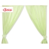 Baby Room Curtains- Hanging Hearts green