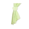 Baby Room Curtains- Hanging Hearts green