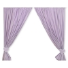 Baby Room Curtains- Hanging Hearts lilac