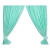 Baby Room Curtains- Hanging Hearts mint