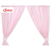 Baby Room Curtains- Hanging Hearts pink