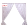 Baby Room Curtains- Hanging Hearts pink flowers